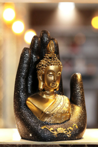 Goldener Buddha - 'achtsam forever' - Achtsamkeitskurs Hamburg